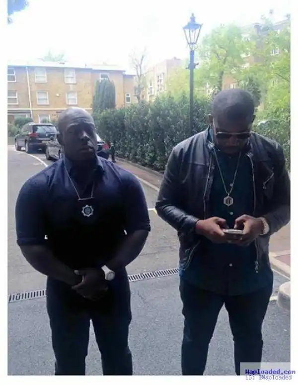 Don Jazzy Flaunts His London Bodyguard (Photo)